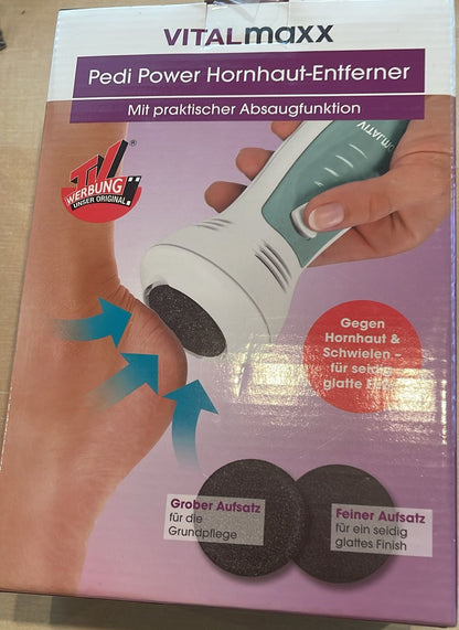 VITALmaxx Hornhautentferner mit Absaugfunktion - JR-Vertrieb