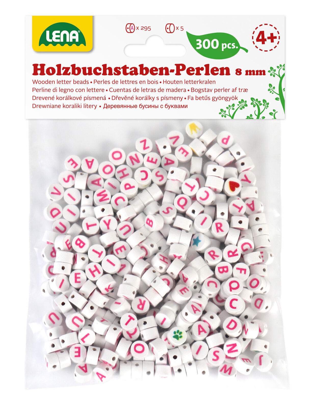 Lena Holz Buchstabenperlen - JR-Vertrieb