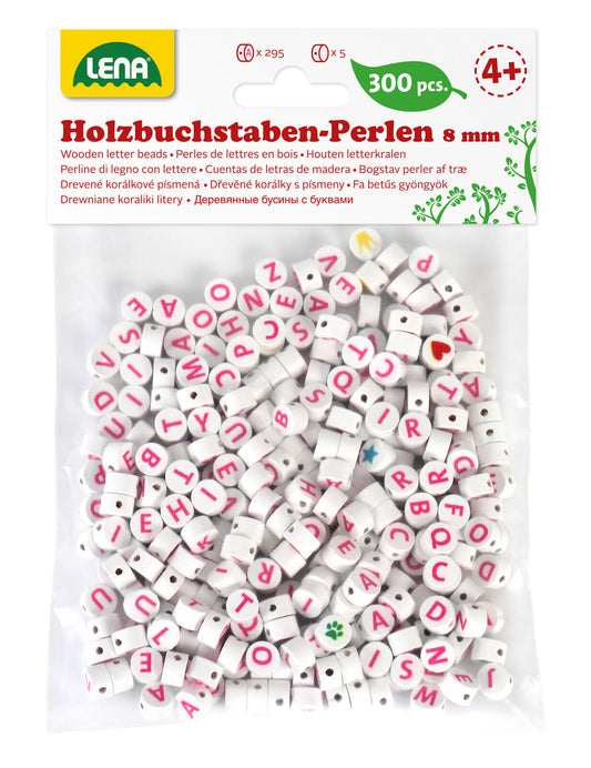 Lena Holz Buchstabenperlen - JR-Vertrieb
