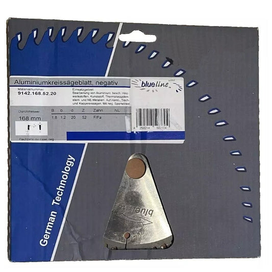 HW-Kreissägeblatt 52 Zähne Aluminiumkreissägeblatt negativ