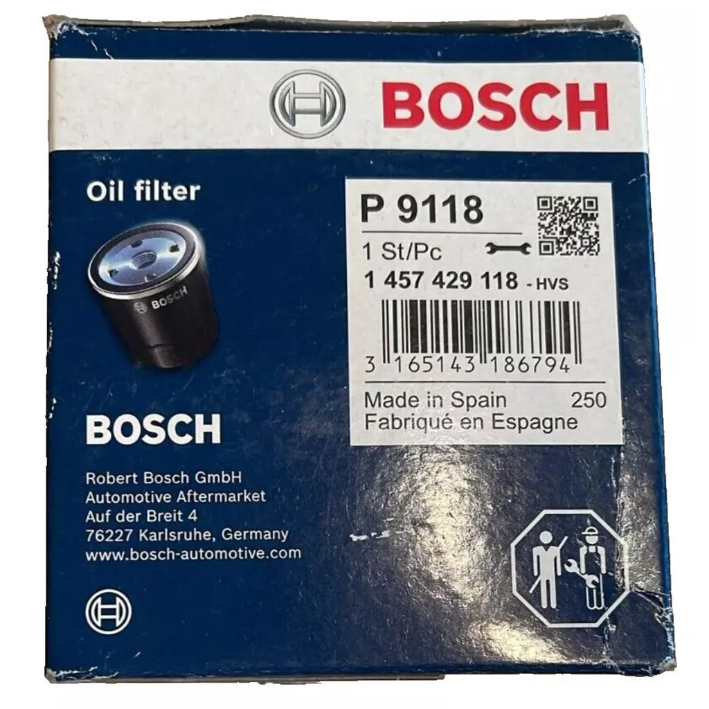 Bosch Ölfilter P9118 1 457 429 118