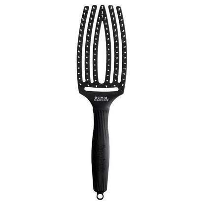 Olivia Garden Fingerbrush Medium Ionic Black