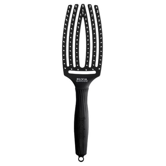 Olivia Garden Fingerbrush Medium Ionic Black