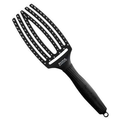 Olivia Garden Fingerbrush Medium Ionic Black
